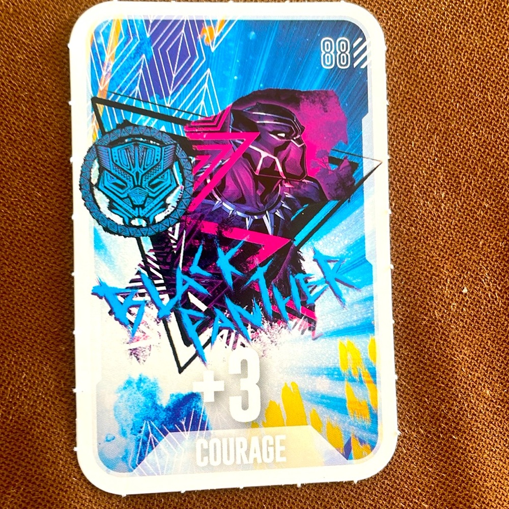 Marvel Collector Card #88 - BLACK PANTHER +3